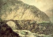 Pars, William The Devil's Bridge in the Canton of Uri oil